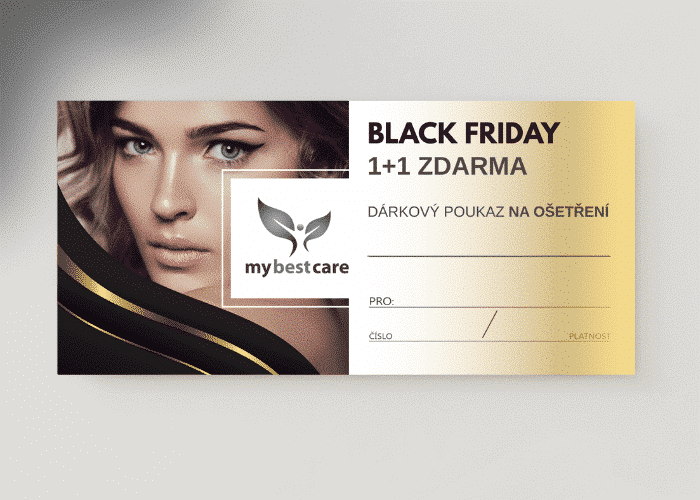 Black Friday v My Best Care - dárkový poukaz 1+1 zdarma