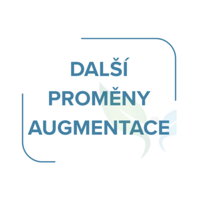 Další proměny agumentace před a po